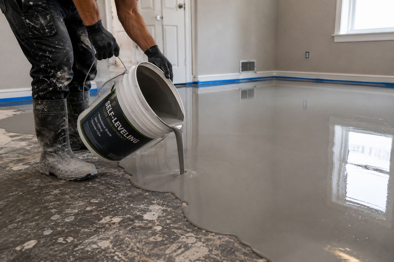 Self-Leveling Concrete