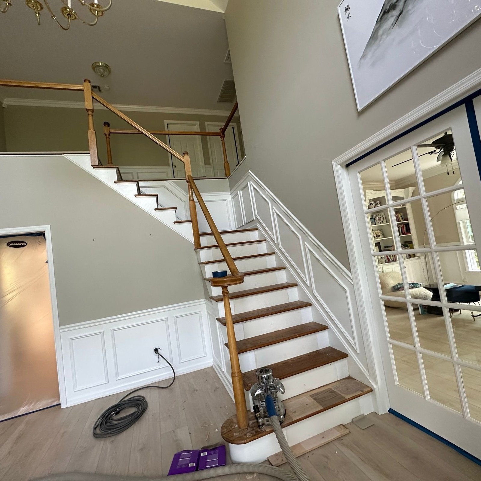 Wood Stair Installation